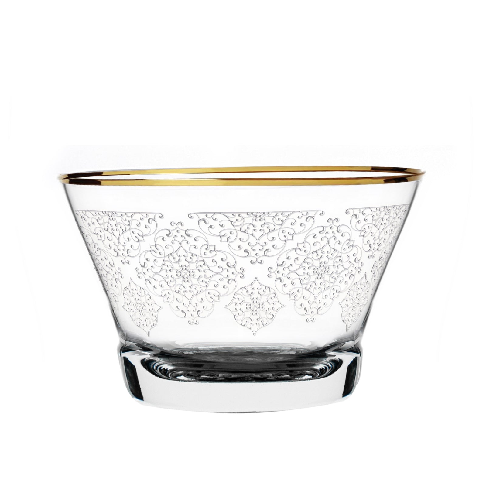 Dimlaj Perla Set of 4 Pcs Serving Bowls (Gold) - Premium Serving Bowls from Perla By Dimlaj - Just $350! 