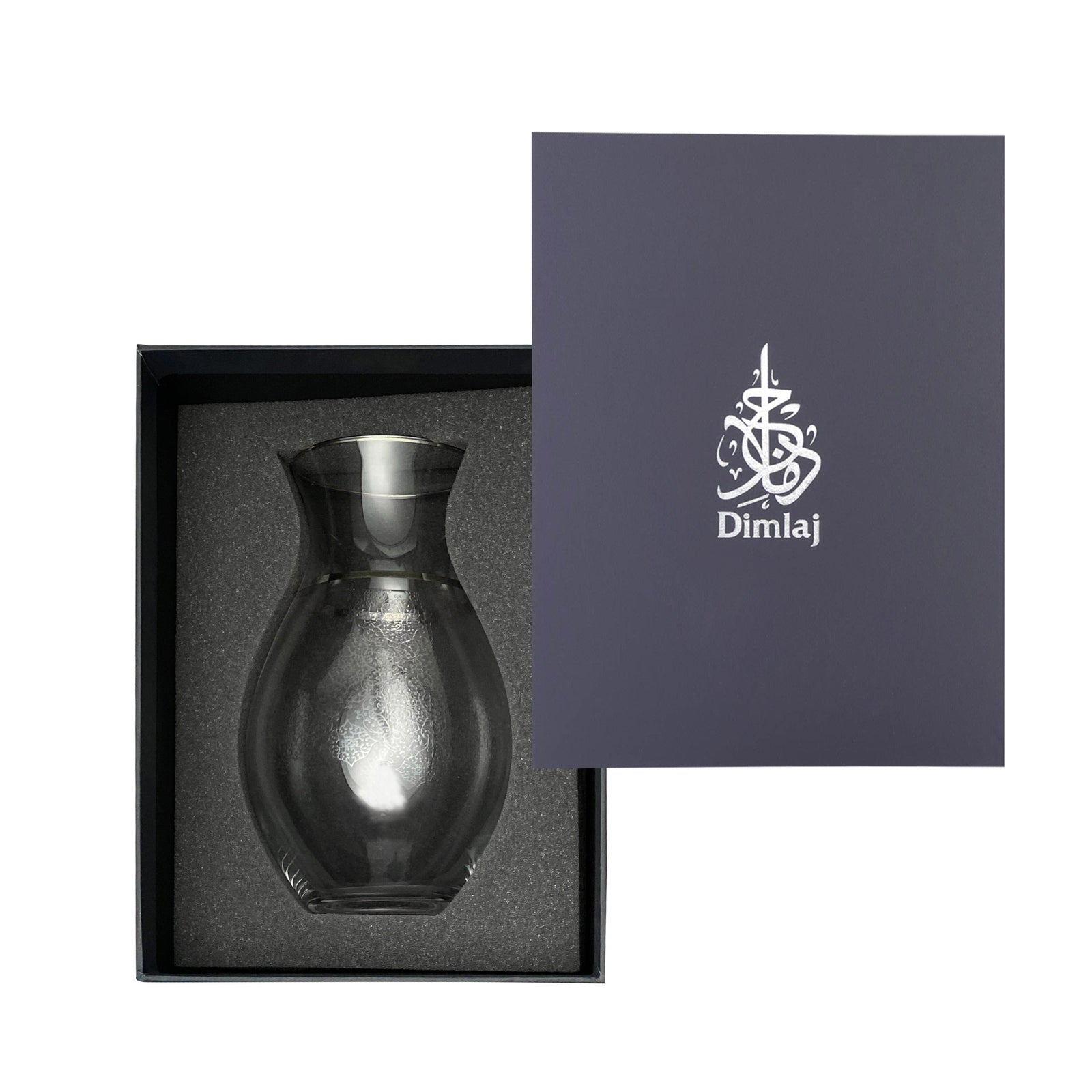 Dimlaj Perla Vase (Platinum) - Premium Vases from Perla By Dimlaj - Just $265! 