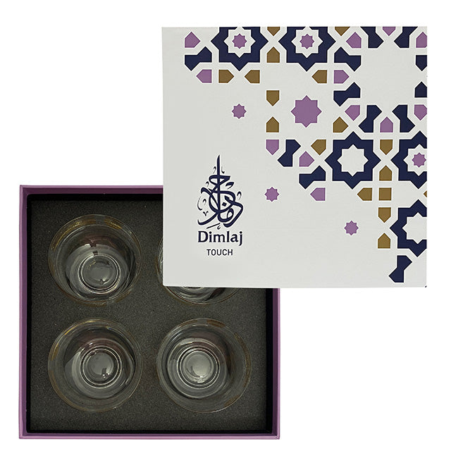 Dimlaj Touch Crest Set of 4 Pcs Ice Cream Cups - Premium Ice Cream Cups from Dimlaj Touch - Just $79.99! 