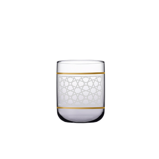 Dimlaj Touch Azha Set of 6 Pcs Short Tumblers Gold - Premium Tumblers from Azha By Dimlaj Touch - Just $89! 