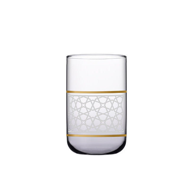 Dimlaj Touch Azha Set of 6 Pcs Long Tumblers Gold - Premium Tumblers from Azha By Dimlaj Touch - Just $135! 