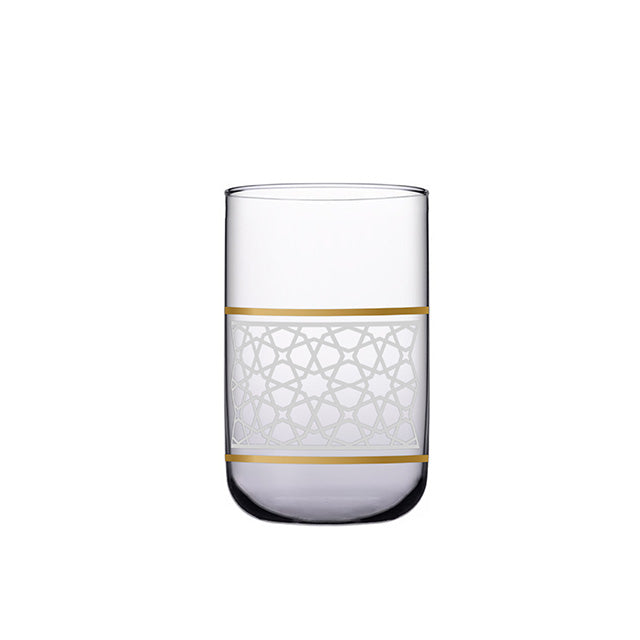 Dimlaj Touch Azha Set of 6 Pcs Long Tumblers Gold - Premium Tumblers from Azha By Dimlaj Touch - Just $89! 