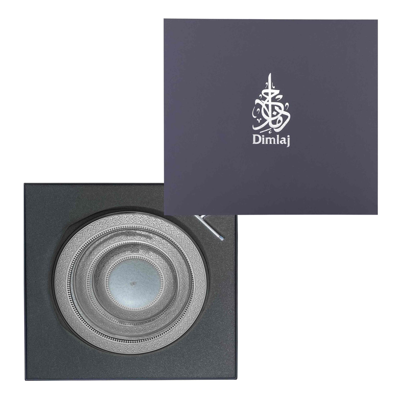 Dimlaj Cordoba 3 Tiered Tray (Platinum) - Premium Stands from Cordoba By Dimlaj - Just $400! 