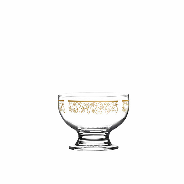 Dimlaj Touch Tendril Set of 4 Pcs Ice Cream Cups Gold - Premium Ice Cream Cups from Dimlaj Touch - Just $79.99! 
