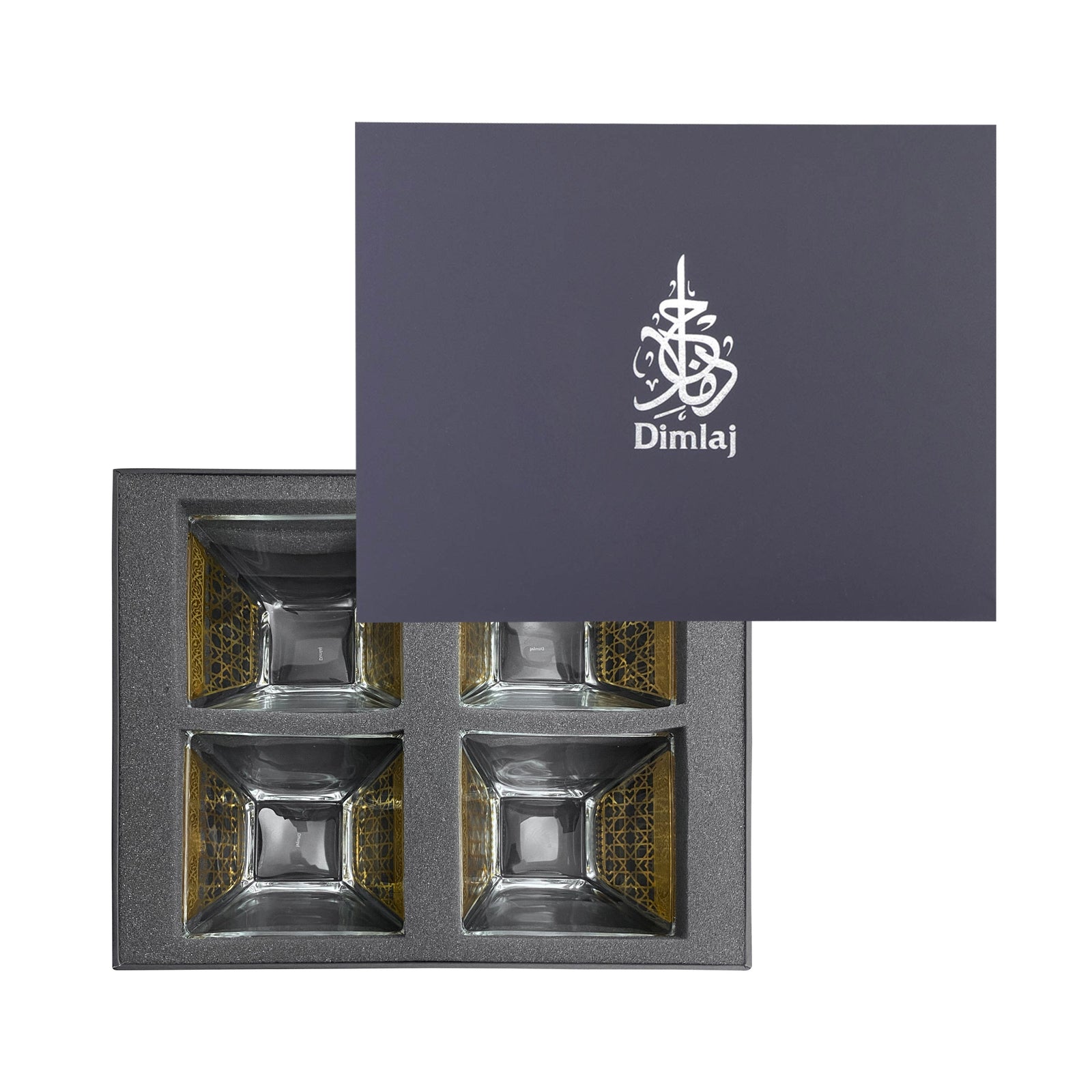 Dimlaj Cordoba Set of 4 Pcs Serving Bowls (Gold) - Premium Serving Bowls from Cordoba By Dimlaj - Just $265! 