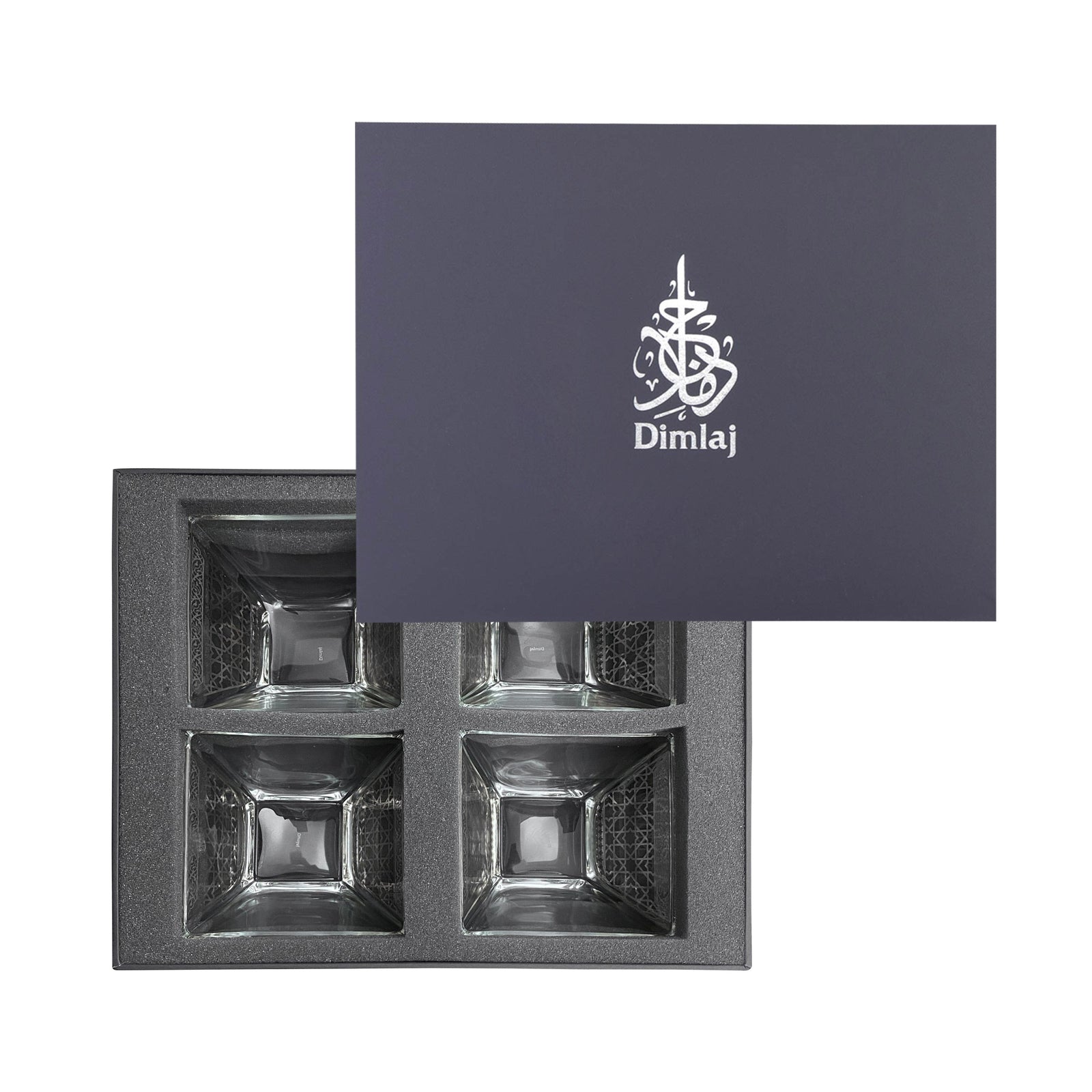 Dimlaj Cordoba Set of 4 Pcs Serving Bowls (Platinum) - Premium Serving Bowls from Cordoba By Dimlaj - Just $350! 