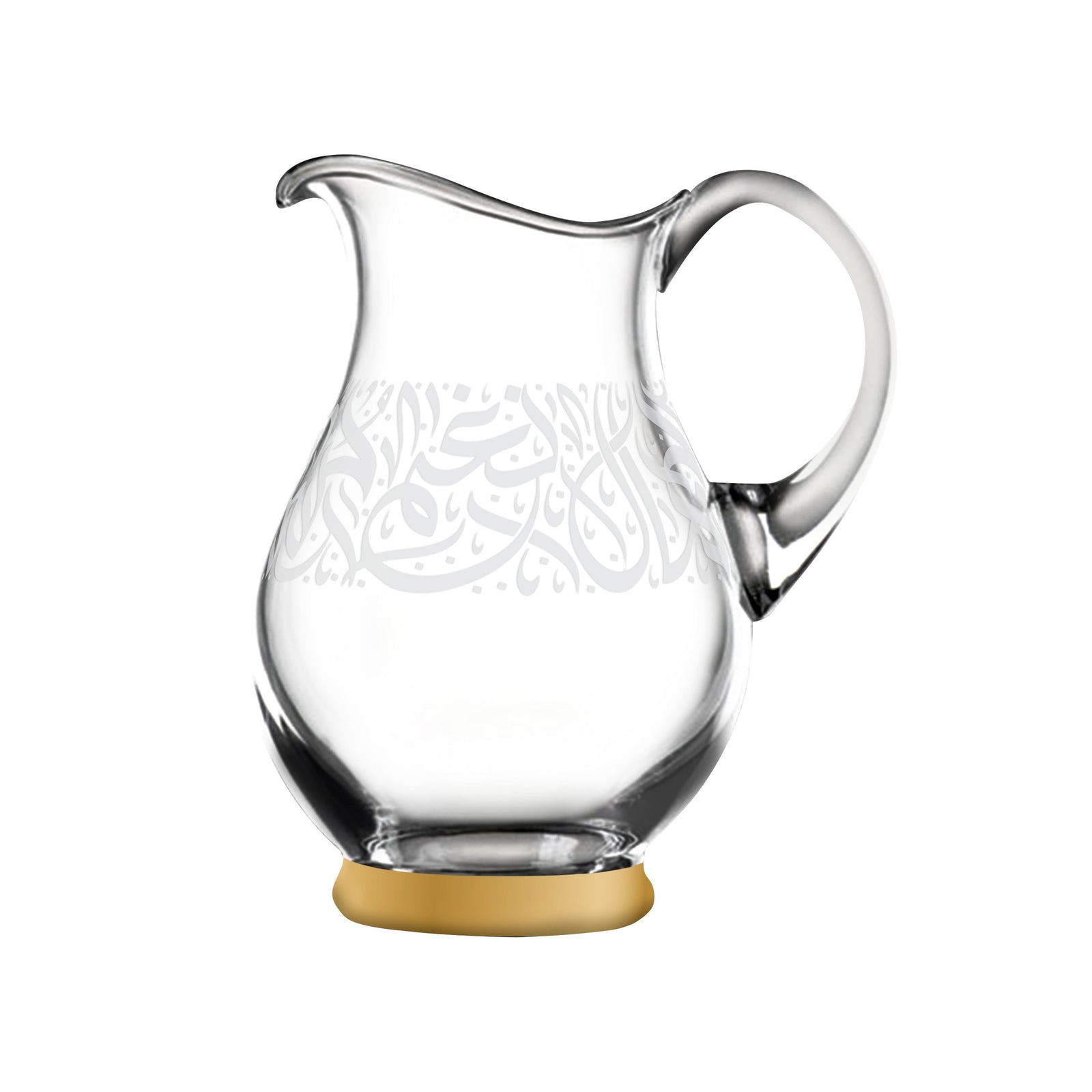 Dimlaj Nagham Crystal Jug (Gold & White) - Premium Jugs from Nagham By Dimlaj - Just $825! 