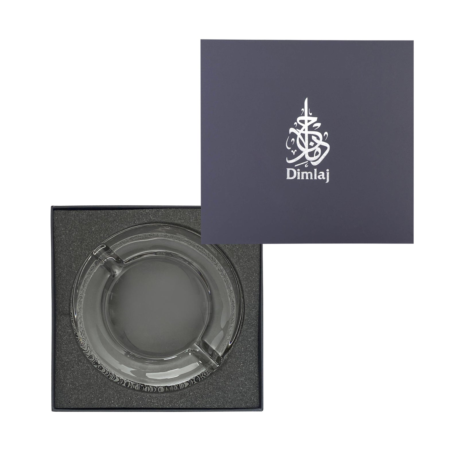 Dimlaj Nagham Ashtray (Gold & White) - Premium Ashtrays from Nagham By Dimlaj - Just $350! 