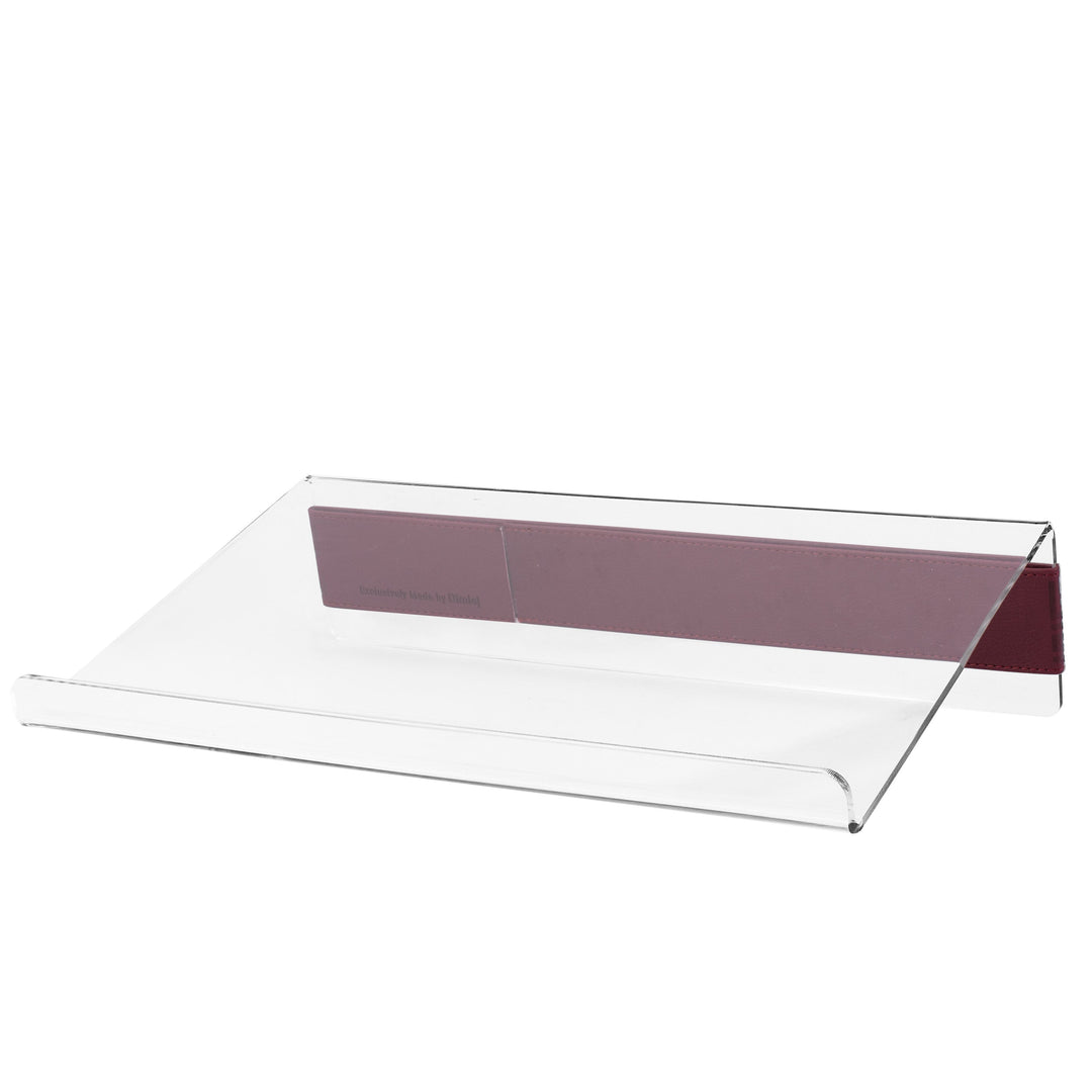 Dimlaj Shafa Acrylic Laptop Stand (Maroon) - Premium Laptop Stand from Shafa By Dimlaj - Just $185! 