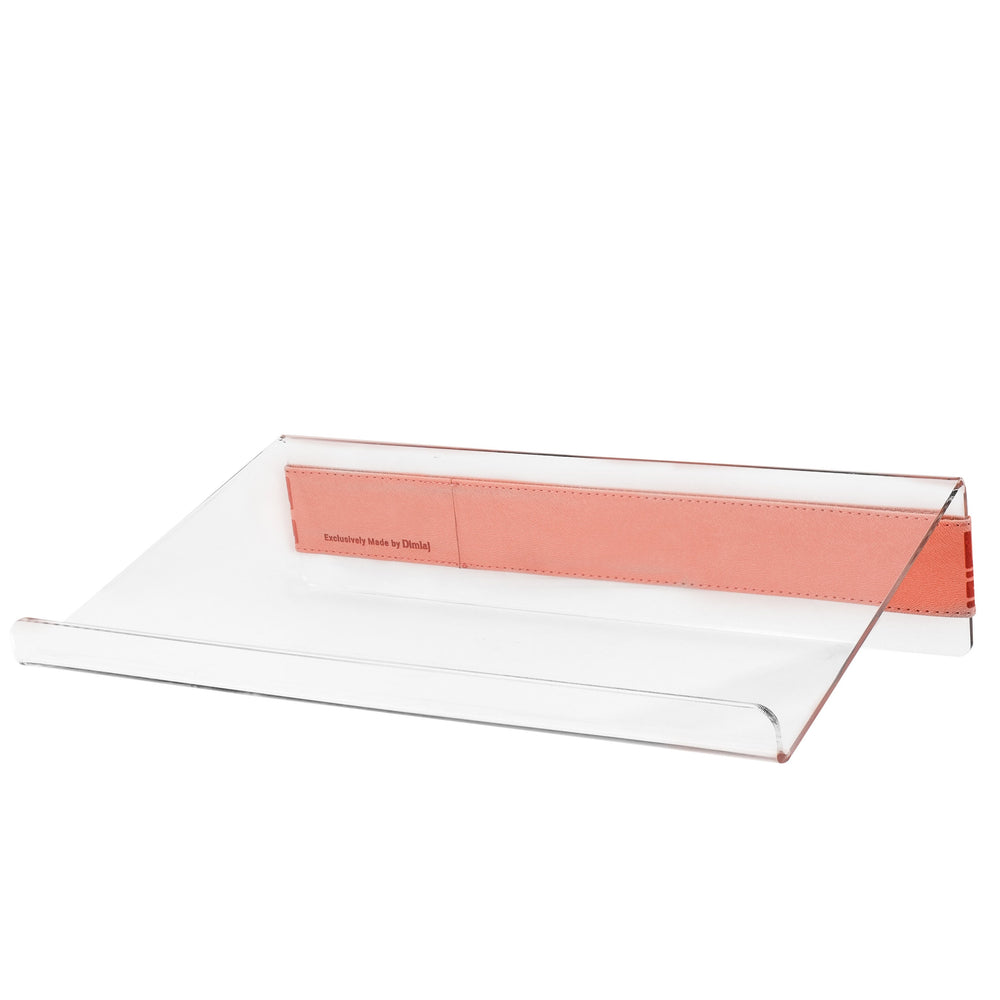 Dimlaj Shafa Acrylic Laptop Stand (Peach) - Premium Laptop Stand from Shafa By Dimlaj - Just $185! 