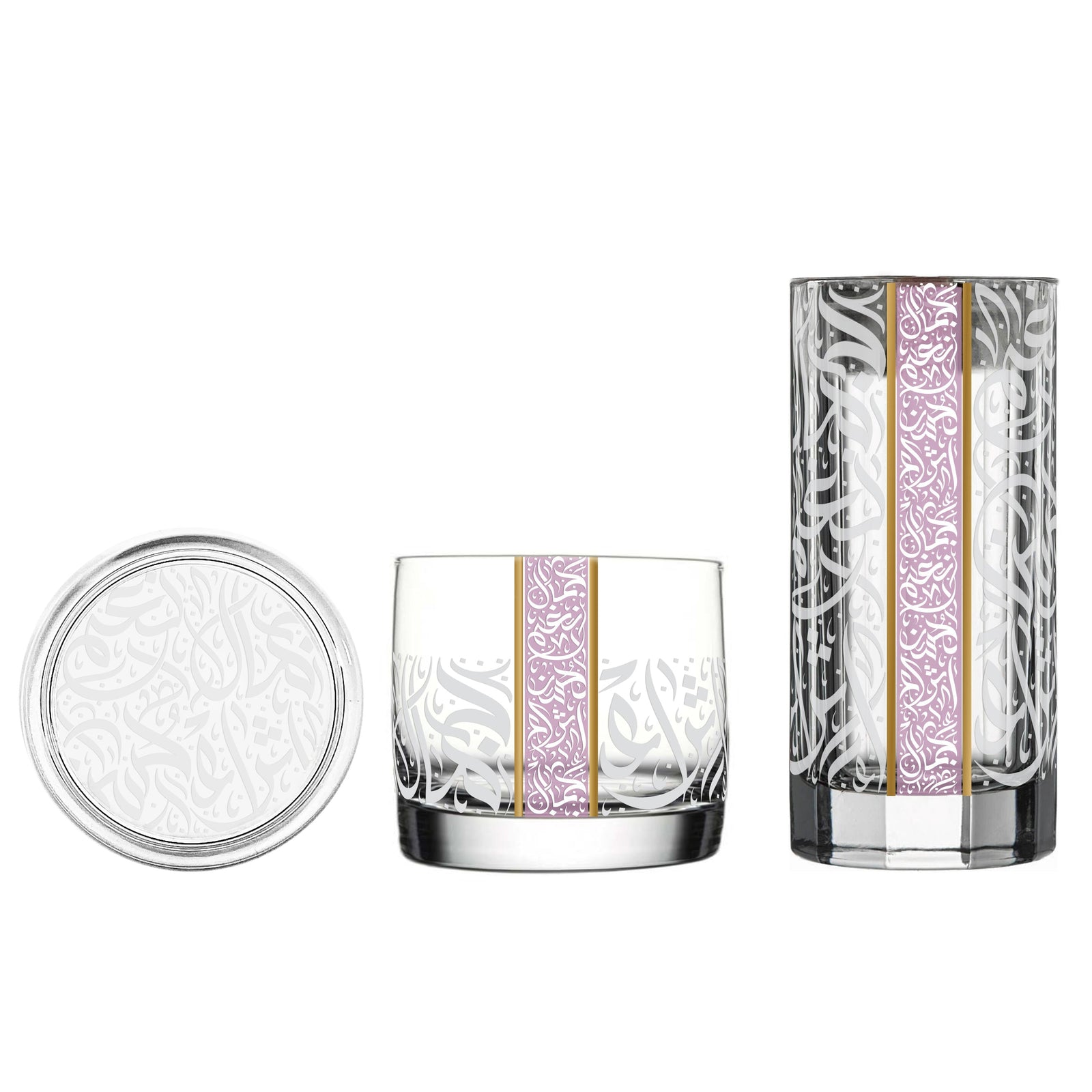 Dimlaj Nagham Censer with Candle Holder (Gold & Pink) - Premium Candle Holders from Nagham By Dimlaj - Just $390! 