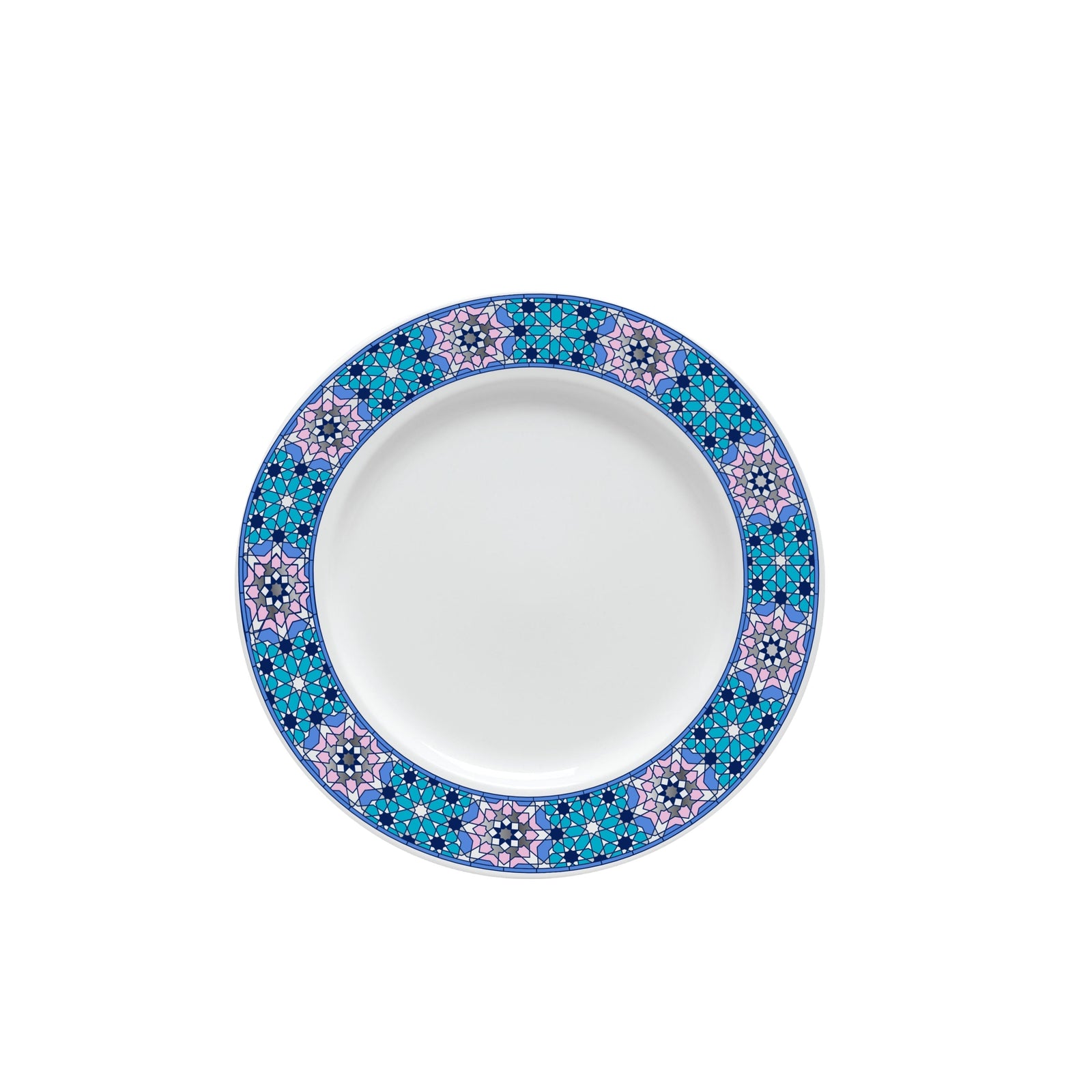 Dimlaj Melange Set of 6 Pcs Porcelain Plates (Platinum) - Premium Platters from Melange By Dimlaj - Just $450! 