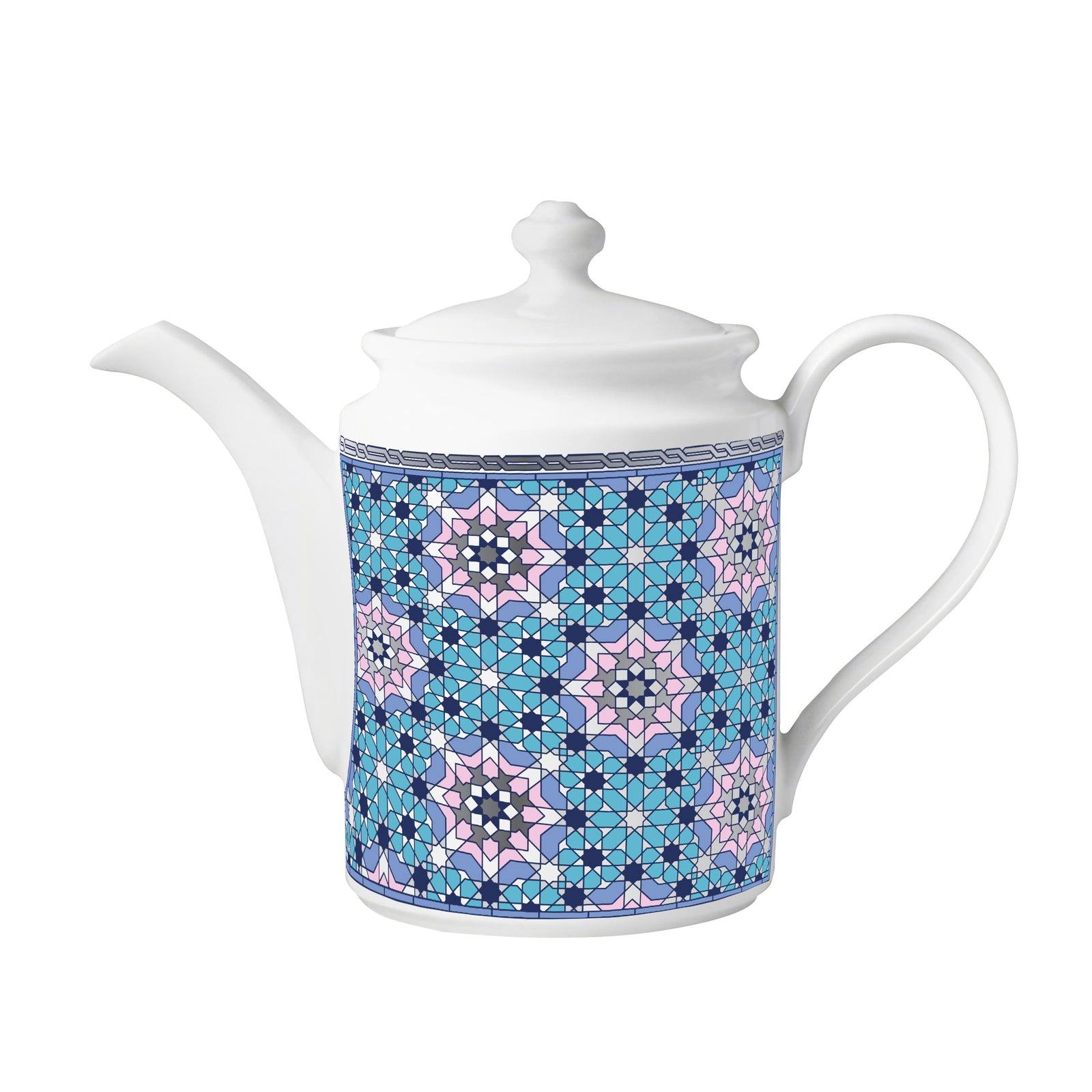 Dimlaj Melange Porcelain Teapot (Platinum) - Premium Tea Pots from Melange By Dimlaj - Just $265! 