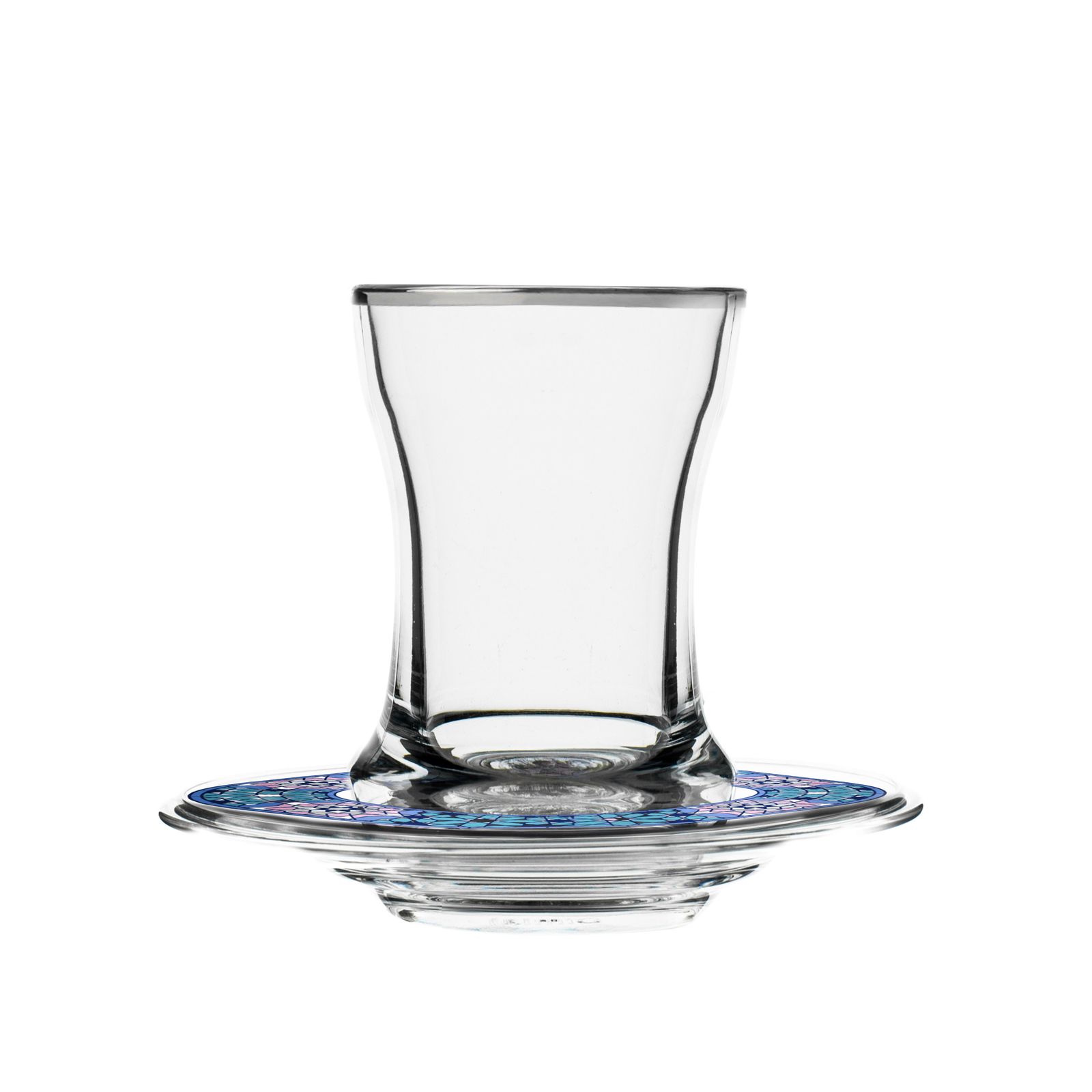 Dimlaj Melange Set of 6 Pcs Tea Cups and Saucers (Platinum) - Premium Tea Cups from Melange By Dimlaj - Just $305! 