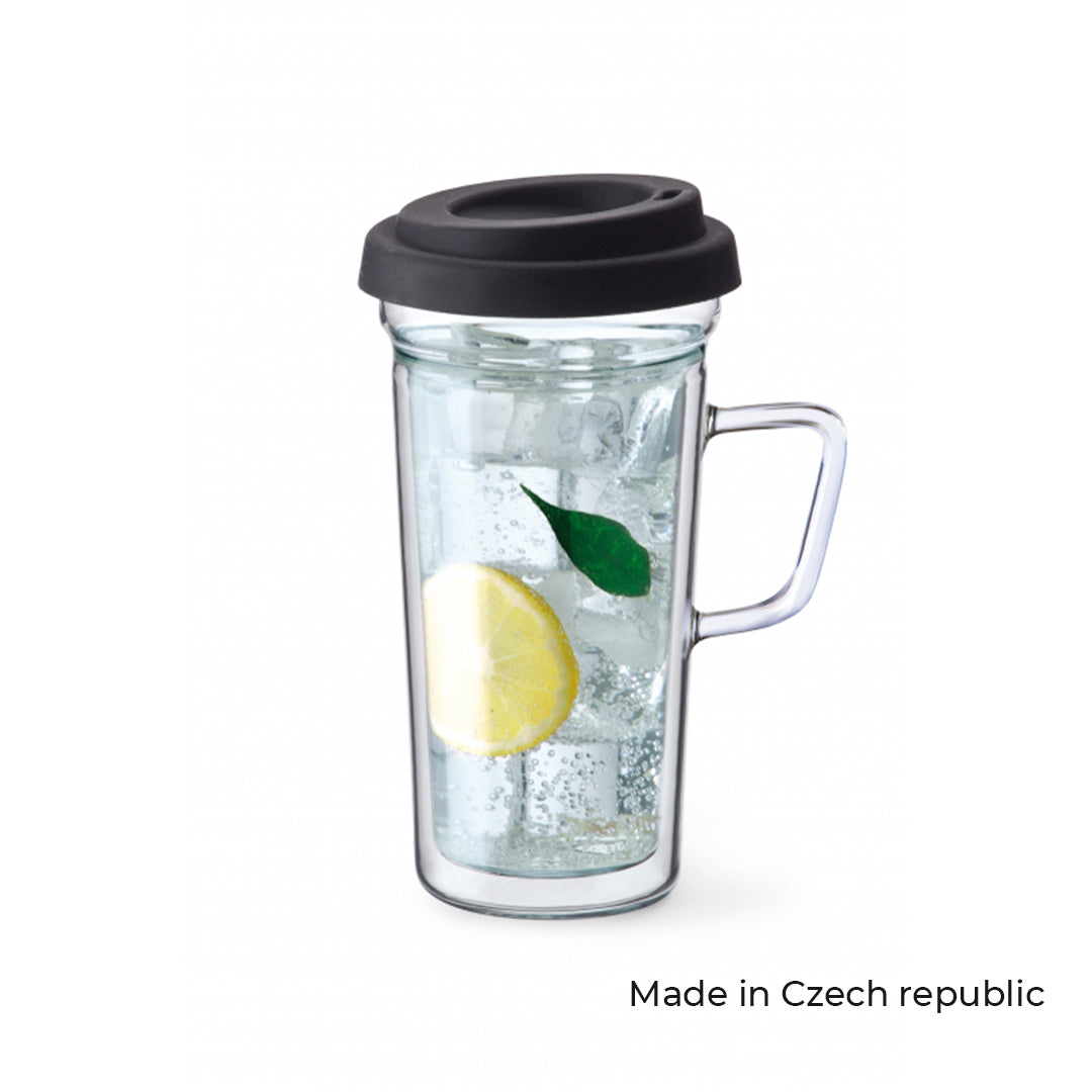 Simax Double Wall Mug with Silicone Cover 400 ml - Premium Mugs from Simax - Just $39! 