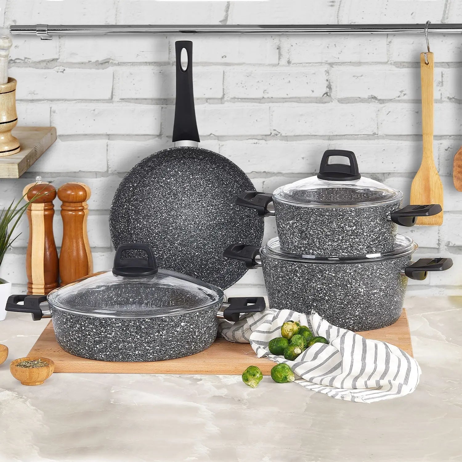 Amboss Orion Cookware Set (Grey) 7 pcs - Premium Cookware Set from Amboss - Just $172.50! 