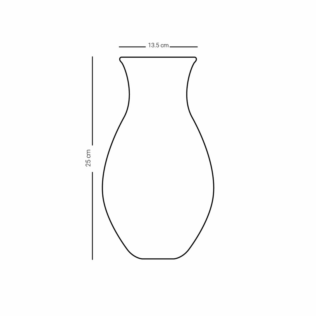 Dimlaj Seraj Large Vase (Platinum & Blue) - Premium Vases from Seraj By Dimlaj - Just $130! 