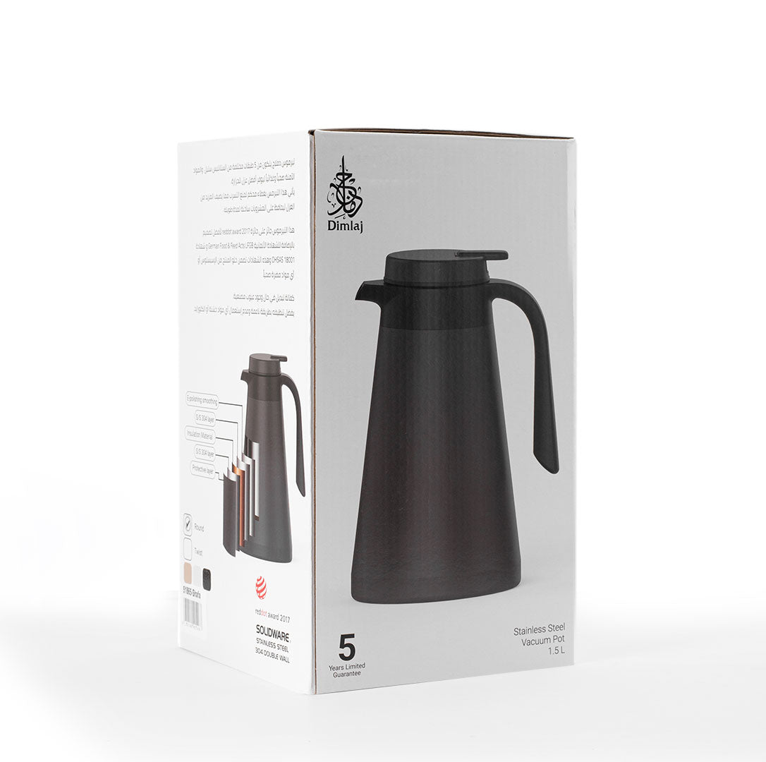 Dimlaj Shafa Stainless Steel Vacuum Flask (Peach) 1.5L - Premium Flasks from Shafa By Dimlaj - Just $370! 